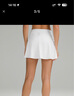 lululemon丨Lightweight 女士轻盈版高腰网球裙速干芯吸 LW8AJGS 白色 XS /4 实拍图