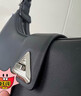 CHARLES&KEITH三角扣新月包腋下包单肩包包女包女友生日礼物CK2-50271205 Noir黑色 S 实拍图