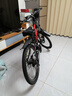 永久（FOREVER）山地自行车男越野单车变速赛车26英寸学生成年大人女成人 钢架辐条-黑红【超强减震 高承重】 24寸24速【适合:140-165cm】 实拍图