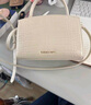 CHARLES&KEITH鳄鱼纹凯莉包手提斜挎婚包包女包生日礼物CK2-50270880-1 Ivory象牙色 S 实拍图