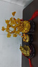 悠梵萌黄水晶摇钱树招财摆件家居客厅电视酒柜装饰品开业礼品发财树大号 实拍图