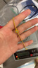 中国黄金（CHINA GOLD）足金古法六字真言花AB转运珠黄金手链送女朋友老婆生日情人节礼物 净金重约6g 晒单实拍图