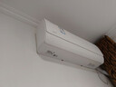 海尔（Haier）空调1.5匹 净省电小红花新一级能效双排铜管蒸发器 家用变频冷暖空调独立除湿卧室静音防直吹挂机 净省电plus 一级能效 双排省电神机 大1.5匹 实拍图