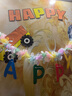 仕彩 简约风生日派对气球背景墙场景布置儿童男孩女宝宝生日快乐装饰 实拍图