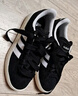 adidas「面包鞋」GRAND COURT BASE 00s休闲低帮板鞋男女阿迪达斯 黑色/白色/树脂黄   41 实拍图