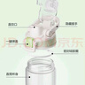 乐扣乐扣（LOCK&LOCK）人鱼线塑料运动水杯便携水壶带刻度提手男女水杯子520ML淡粉色 实拍图