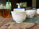 钰铨龙门 手绘江南水乡云雅杯 德化羊脂玉瓷素烧品茗杯陶瓷个人杯礼盒装 云雅杯-孤舟映画 80ml 实拍图