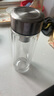 嘉特双层加厚玻璃杯 茶水分离泡茶杯子 高硼硅带茶隔水杯父亲节车载 实拍图