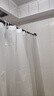 卡贝（cobbe）浴室遮挡帘PEVA防霉加厚隔断浴帘卫生间防水帘防水布180*200cm 实拍图