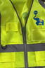 迈诺奇反光背心高亮多口袋施工工程反光衣环卫马甲安全指挥交通警示服 多口袋荧光黄 实拍图
