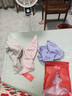 浪莎女士内裤女纯棉裆高腰无痕收腹4条装大码提臀性感少女三角短裤头 1648组合米驼+桃粉+抹绿+酱紫 4条 5XL 190/110 195-230斤 实拍图
