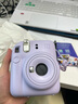 富士（FUJIFILM） instax mini12立拍立得一次成像相机 3英寸相纸一次成像旅游相机 MINI 12 鸢尾紫 实拍图
