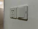 西门子（SIEMENS）开关插座 10A五孔带开关插座 暗装面板 远景雅白色5UB82243NC01 实拍图