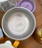 COOKSS儿童餐具宝宝辅食碗婴儿碗316不锈钢新生儿注水保温碗可拆卸粉色 实拍图