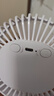 索盈小风扇桌面小型宿舍制冷空调风宝静音电风扇usb可充电涡轮夹子扇壁挂床上用台式 【静音款】五档冷风丨720°可调丨2档夜灯【白】 超长续航床头迷你卧室办公室便携厨房挂壁降温神器 实拍图