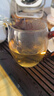 绿昌明玻璃公道杯带茶漏三件套大号茶滤分茶器加厚耐热玻璃茶滤茶具套装 茶滤+ 玛瑙红手柄公道杯350ml 实拍图