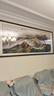 良品大师山水画办公室挂画中式客厅装饰画万里长城靠山图茶室字画风景壁画 万里长城A3 90*240cm宣纸锦绫+有机玻璃+红褐色实木框(大气款） 实拍图