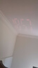 艾瑞曼 现代简约投影闹钟LED大屏电子时钟USB插电数字卧室床头夜光钟表 白色2282-插电款 实拍图