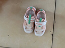 基诺浦（ginoble）学步鞋25年夏季男女宝宝舒适透气凉鞋沙滩鞋GW1741粉色/亮白 实拍图