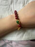 戚小米朱砂手串女款平安葫芦仿玉石手链男新款古风串珠珠子女士配饰首饰 朱砂手串8mm 实拍图