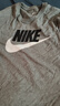 耐克(NIKE)男短袖T恤 纯棉 运动休闲 经典简约AR5005-063调暗灰M 实拍图