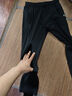 冰丝裤子男士夏季薄款空调裤运动裤速干休闲宽松大码直筒裤NB7576 黑色平脚 XL （110-130斤） 实拍图