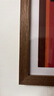 维佳实木a4画框墙面装饰画框木质海报油画外框装裱框挂墙展示a3相框 浅棕色【实木外框】 小24寸挂墙-可放40.6*60.9厘米 实拍图