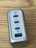 ANKER安克智显充140W充电器 氮化镓屏显type-c多口pd快充100W插头适用iPhone16手机华为电脑笔记本 银 实拍图