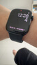 Apple/苹果 Watch Series 10 智能手表GPS+蜂窝款42毫米亮黑色铝金属表壳黑色运动型表带M/L MWXN3CH/B 实拍图