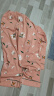 芬腾睡衣女春季翻领开衫纯棉长袖睡衣女士家居服女士睡衣 实拍图