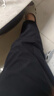 JEANSWEST LIFE真维斯冰丝空调裤子男夏季休闲透气薄款运动长裤男士大码束脚裤潮 实拍图