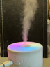 加湿器家用空气加湿器净化器空调房加湿器usb便携式办公学生宿舍补水孕妇婴儿卧室生日礼物女 【旗舰款】典雅白-七彩氛围灯 实拍图