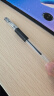 斑马牌（ZEBRA）小楷 学生毛笔练字笔 书法笔请柬笔 WF1 银灰笔杆 5支装 实拍图