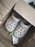 卡骆驰crocs洞洞鞋贝雅男鞋女鞋轻便耐磨一脚蹬拖鞋休闲鞋|10126 深蓝-410 36 /37(220mm) 实拍图