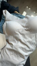 红豆（hongdou）背心女夏季冰丝无痕带胸垫打底内衣女运动透气背心 美肤色165 实拍图