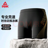 匹克泳裤男士专业抗氯舒适平角速干温泉度假游泳裤 黑蓝 4xl 实拍图