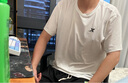 特步运动t恤短袖男夏装新款跑步速干衣薄款训练服半袖简约上衣polo衫 【综合训练】珍珠白0146 L 175 实拍图
