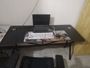 奥伦福特  电脑桌台式家用电竞游戏桌办公书桌简约书房写字桌子 碳纤维纹路单桌-140*60 升级款电竞桌 实拍图