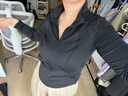蕉下（beneunder）防晒衣女凉感修身AL11924短款辣妹防晒服女外套板栗咖XXL 实拍图