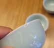 龙泉青瓷米饭碗陶瓷新款创意中式餐具家用加厚吃饭碗大号面汤碗喝粥碗小碗 5.5英寸粉青碗 实拍图