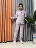 俞兆林珊瑚绒睡衣女士秋冬加厚冬天冬季中老年法兰绒家居服送妈26年新款 NSCJF-浅紫白条绣花 K331 L （建议100-120斤） 实拍图