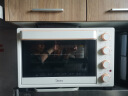 美的（Midea）【国家补贴】家用多功能电烤箱32L 3D热风 搪瓷内胆 双层门保护电烤箱T3-L324D三代 实拍图