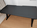 木藝生原创电脑桌台式家用办公书桌卧室电竞桌椅套装碳纤维竞技游戏桌子 高端玩家M9系碳纤维25mm手工斜面 长160宽70高75cm 实拍图