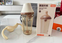 奶爸爸（Nicepapa）PPSU翻盖奶瓶240ML奶瓶宽口径宝宝吸管奶瓶一字水嘴（12个月+） 实拍图
