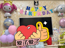 多美忆 生日场景布置女孩生日气球装饰儿童宝宝周岁快乐美乐蒂投屏套装 实拍图