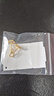 赛菲尔黄金耳钉女足金爱心形耳饰爆闪车花桃心耳环送女友生日礼物 约1.89克 实拍图