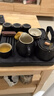 京东京造功夫茶具套装陶瓷家用整套茶具办公黑陶茶杯茶海茶盘提梁壶 实拍图