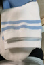 京东京造 儿童夏季袜男童中筒棉袜高弹舒适透气学生袜中大童22-24CM 实拍图