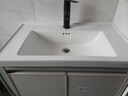 TOZZOG小户型浴室柜35宽40cm45深极窄迷你洗脸盆柜组合卫生间洗漱台一体 7045双开门浴室柜 单柜（无镜柜） 实拍图