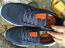 斯凯奇（Skechers）父亲节礼物|男鞋夏季透气百搭休闲鞋一脚蹬减震运动网面鞋 海军蓝色/橘色/210281-NVOR 40 实拍图